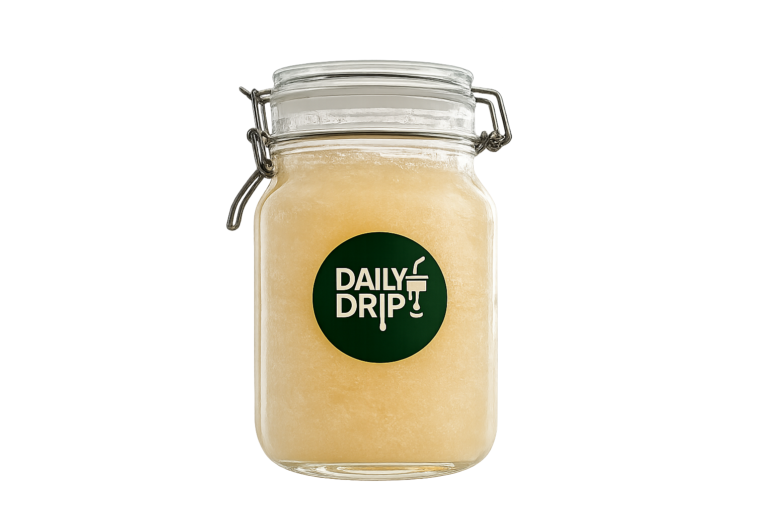 Sea Moss Glow, Mango, pineapple and a spoon of sea moss gel.